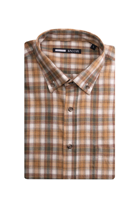 Camisa xadrez masculina - Verde