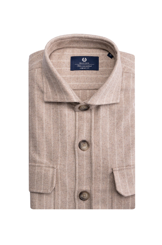 Overshirt risca premium - Bege