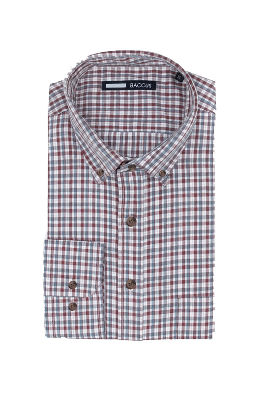 Camisa xadrez masculina - Vermelho