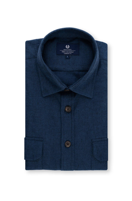 Camisa Regular Fit - Azul