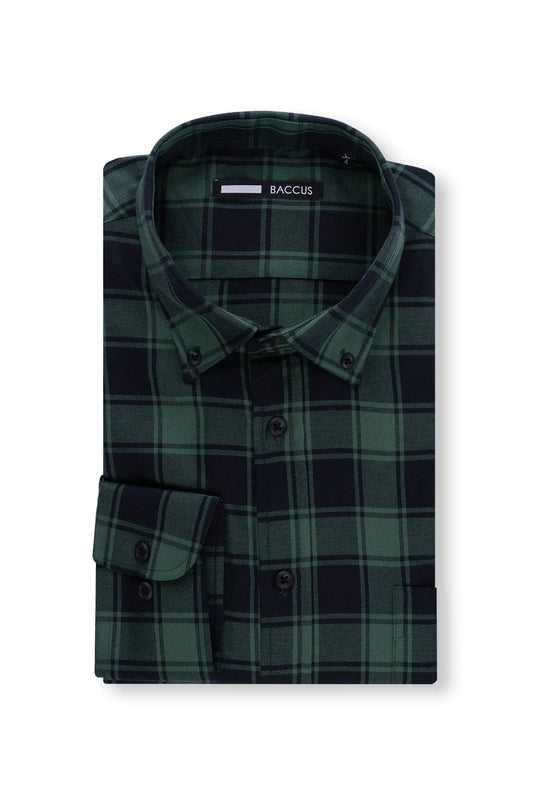 Camisa Baccus em Xadrez - Verde