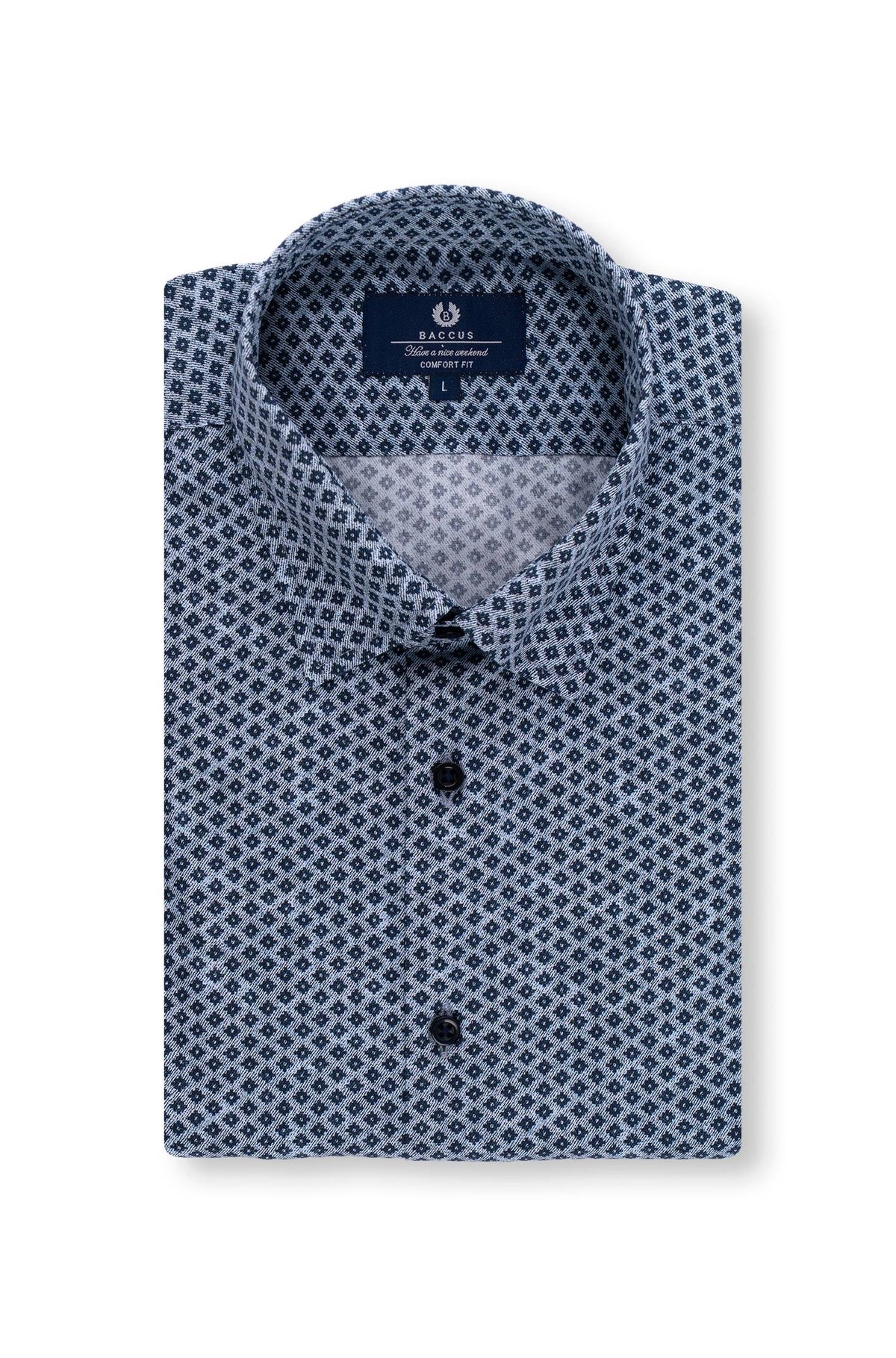 Men's plain shirt - Navy
