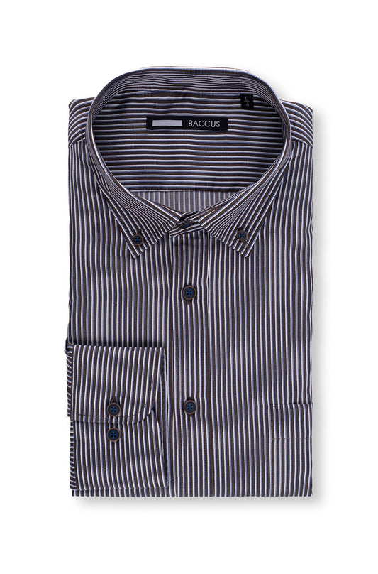 Camisa Baccus com Xadrez - Bege
