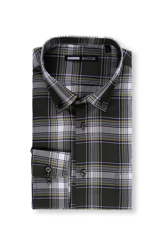 Camisa Baccus com Xadrez - Verde