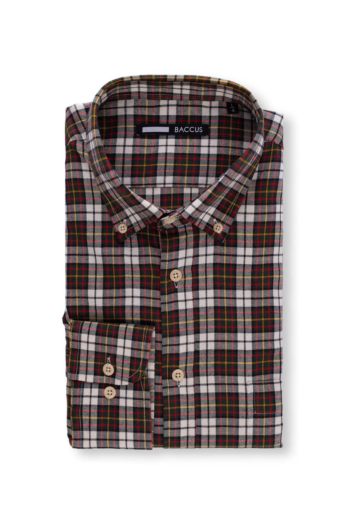 Camisa Baccus com Xadrez - Verde