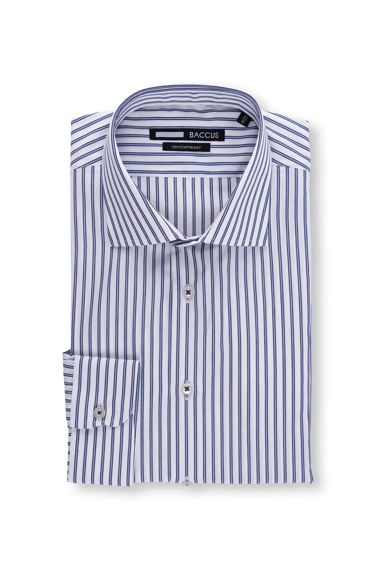 Camisa Baccus com risca - Azul