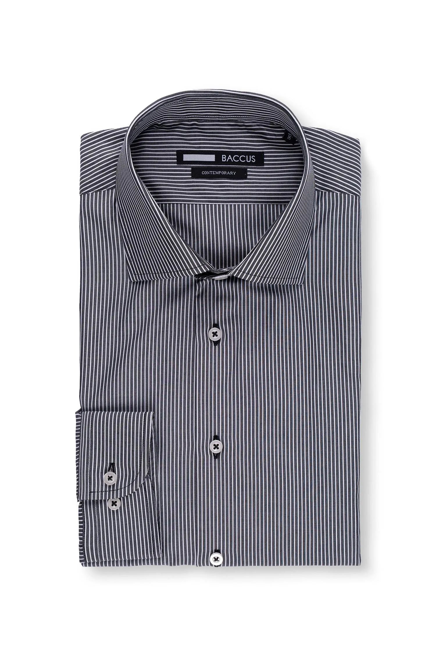 Camisa Baccus com risca - Cinza