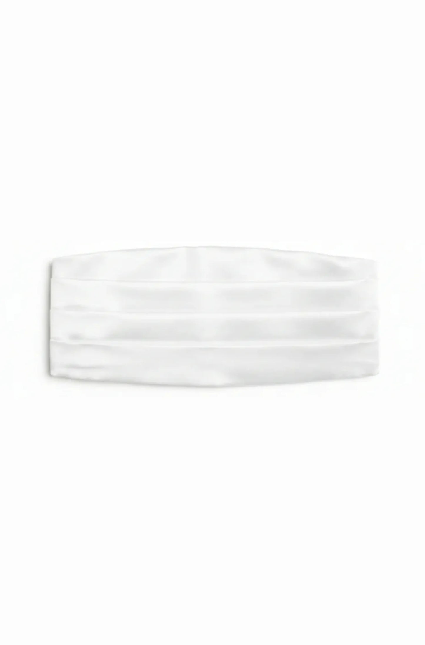 Ceremonial silk sash - White