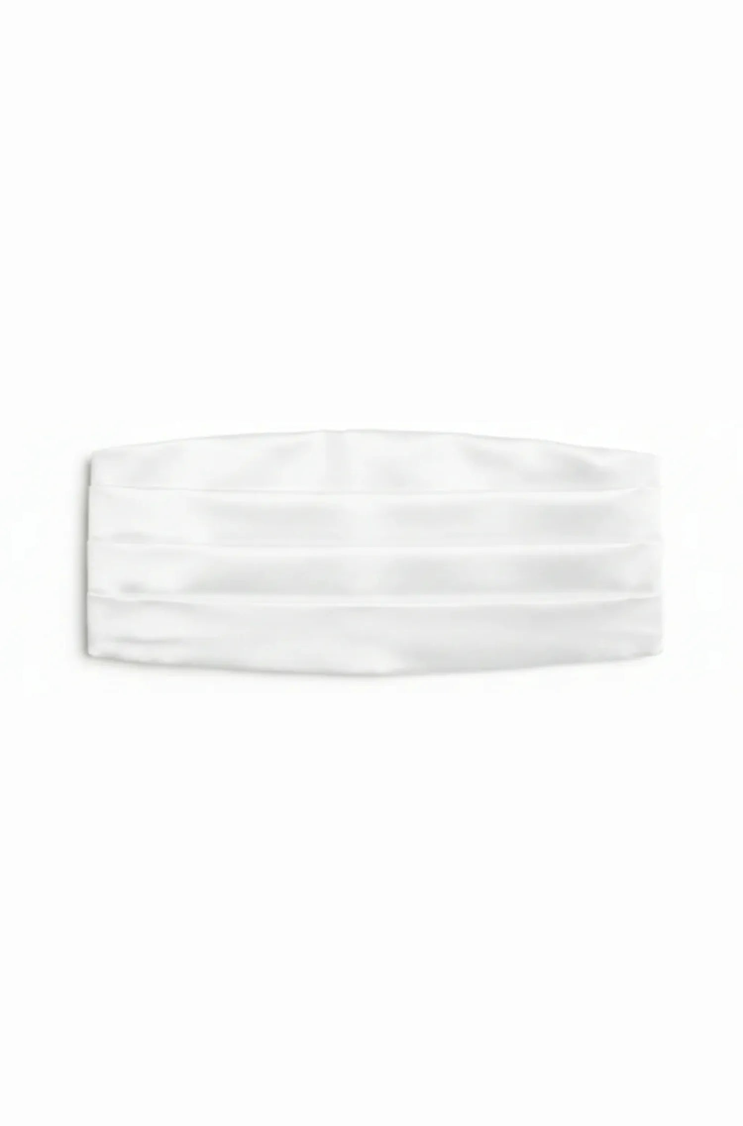 Ceremonial silk sash - White