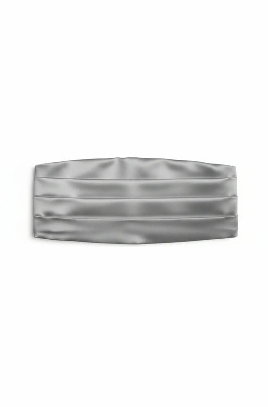 Ceremonial silk sash - Grey