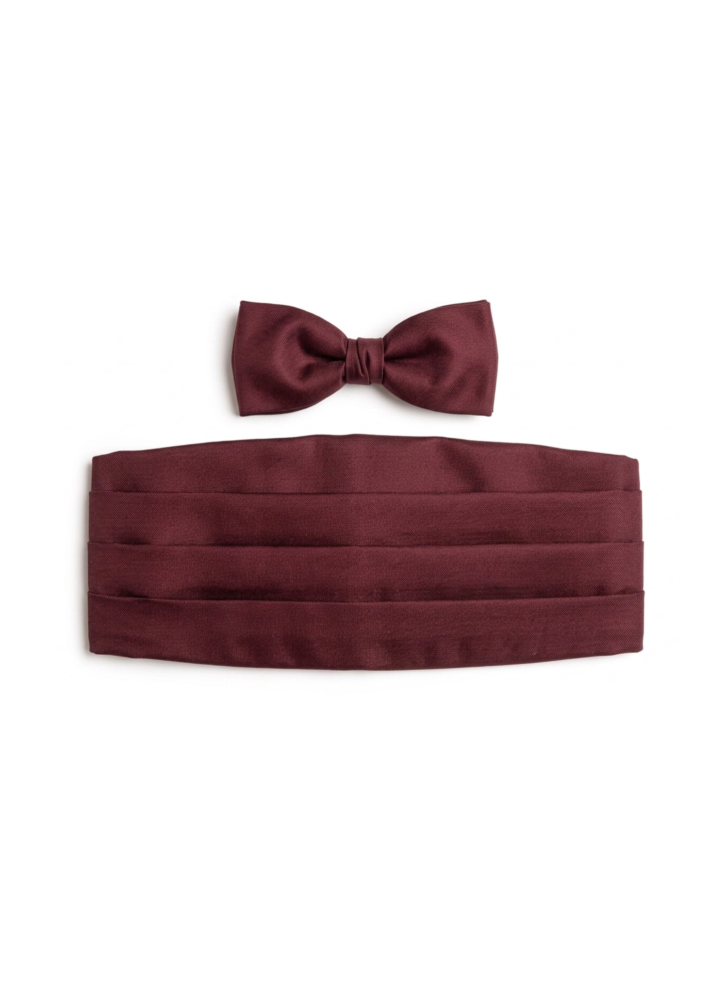 Conjunto faixa e laço  - Bordeaux